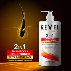 2 in 1 Total Damage Care Shampoo + Conditioner
